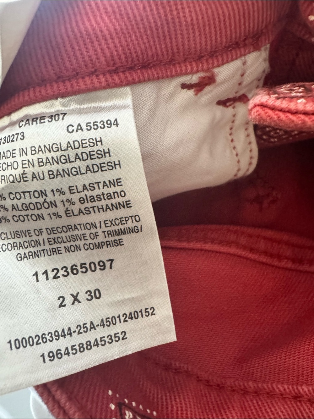Wrangler Women’s Red Bandana Print High Rise Bold Boot Jeans Size 2|26X30 - Picture 5 of 7